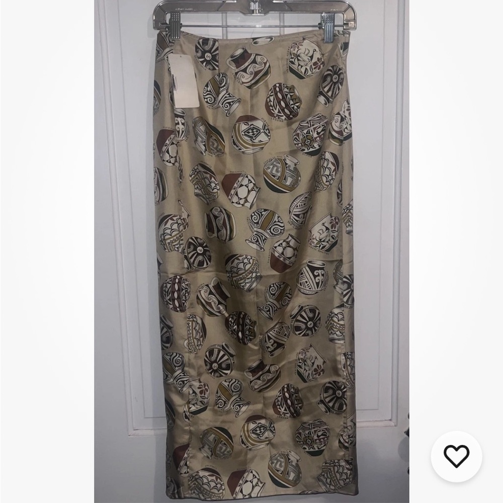 New Vintage L'Zinger 4 Nordstrom Skirt Southwestern Native American Pottery S M